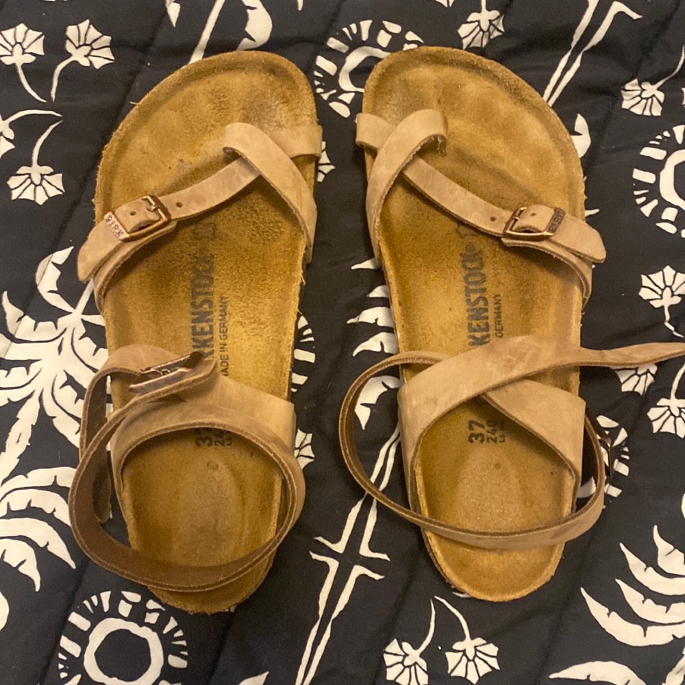 Birkenstock Yara size 37 Tobacco Oiled Leather